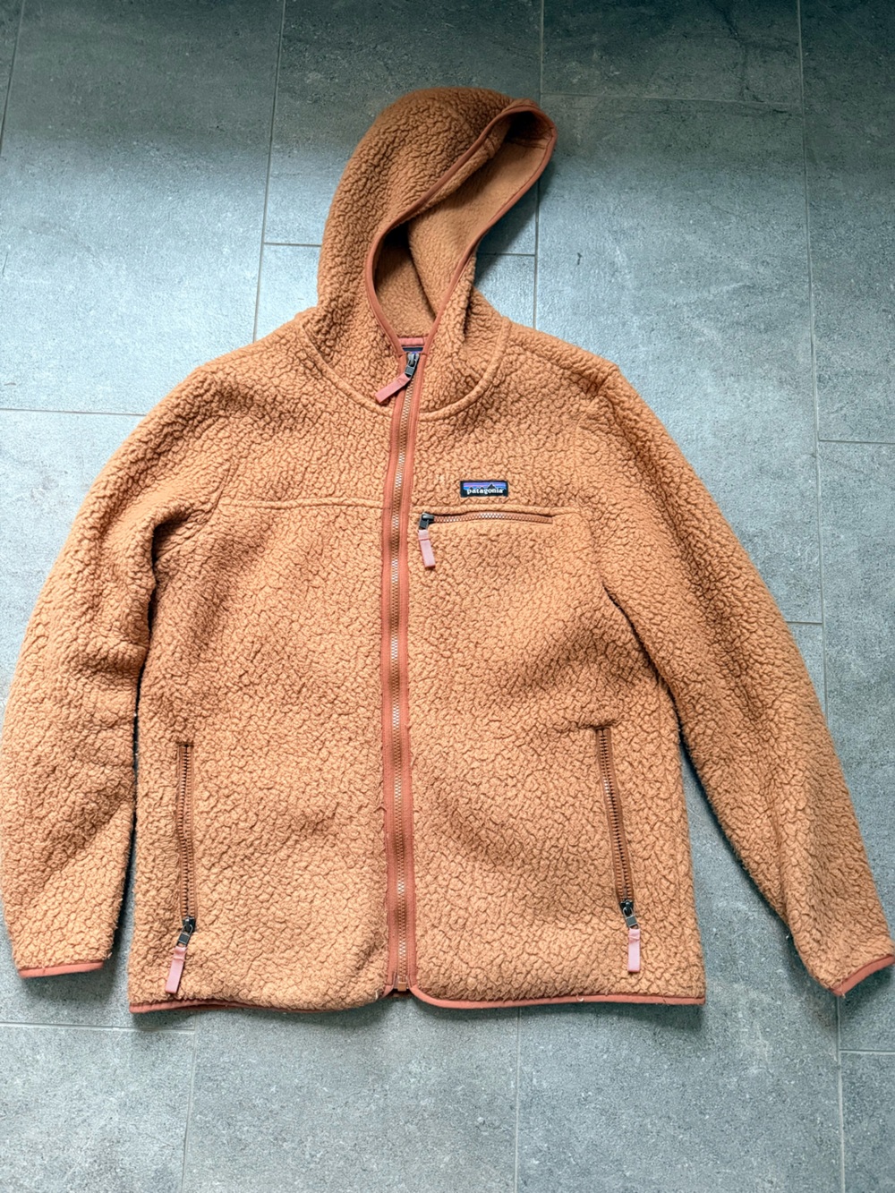 Patagonia Womens Fleece Jacket - Rust/Copper